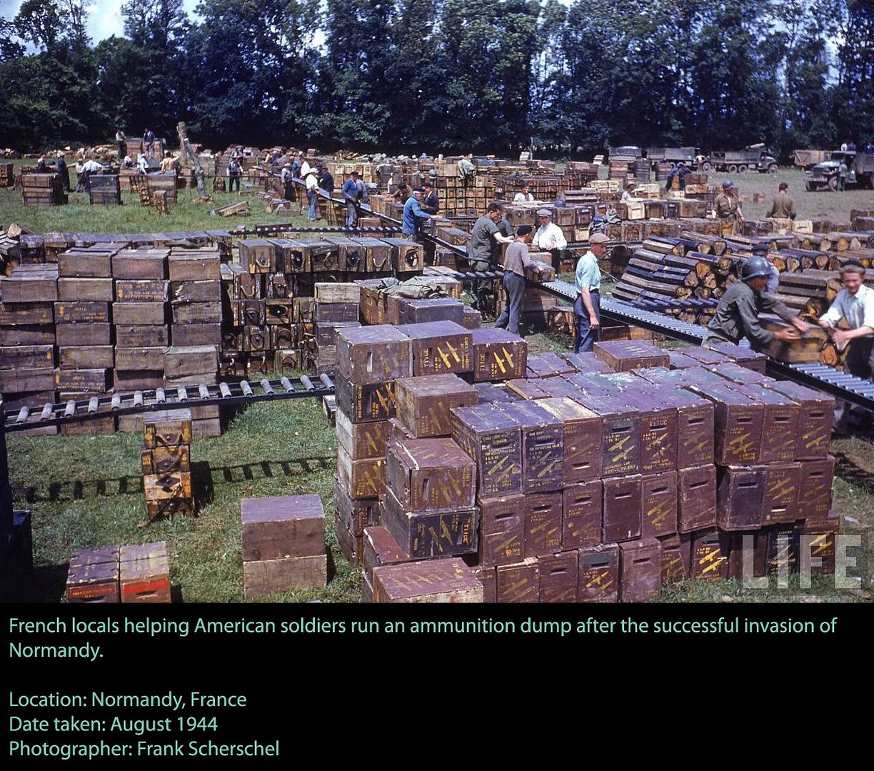 WWII ammo dump picture